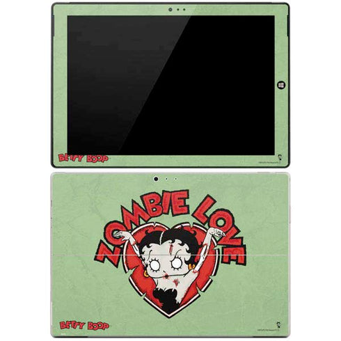 Betty Boop Zombie Love Surface Pro 3 Skin